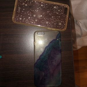 2 Iphone 8 Plus Galaxy Phone cases 💫💫